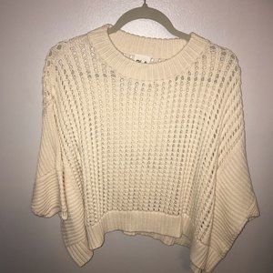 Planet Boxy Sweater in Ivory